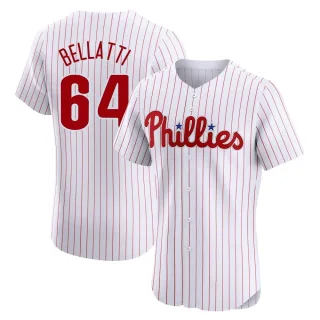 Men's Elite White Andrew Bellatti Philadelphia Phillies Home Jersey