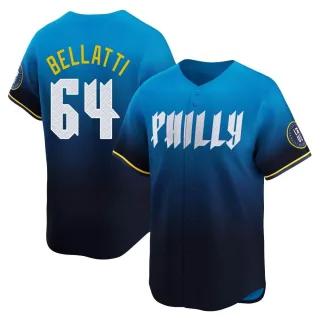 Men's Limited Blue Andrew Bellatti Philadelphia Phillies 2024 City Connect Jersey