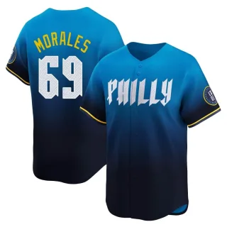 Men's Limited Blue Francisco Morales Philadelphia Phillies 2024 City Connect Jersey