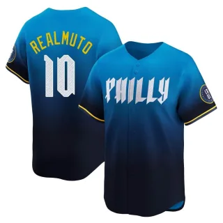 Men's Limited Blue J.T. Realmuto Philadelphia Phillies 2024 City Connect Jersey