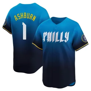 Men's Limited Blue Richie Ashburn Philadelphia Phillies 2024 City Connect Jersey