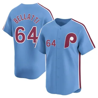 Men's Limited Light Blue Andrew Bellatti Philadelphia Phillies Alternate Jersey