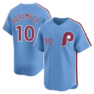 Men's Limited Light Blue J.T. Realmuto Philadelphia Phillies Alternate Jersey