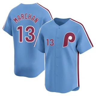 Men's Limited Light Blue Rafael Marchan Philadelphia Phillies Alternate Jersey