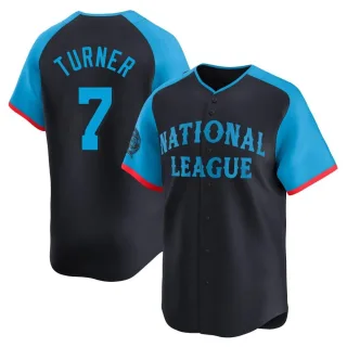 Men's Limited Navy Trea Turner Philadelphia Phillies National League 2024 All-Star Game Jersey