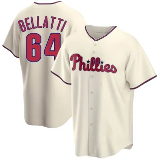 Men's Replica Cream Andrew Bellatti Philadelphia Phillies Alternate Jersey