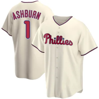 Men's Replica Cream Richie Ashburn Philadelphia Phillies Alternate Jersey