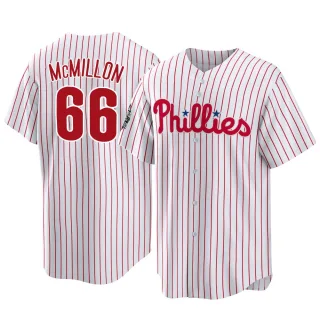 Men's Replica White John McMillon Philadelphia Phillies 2022 World Series Home Jersey