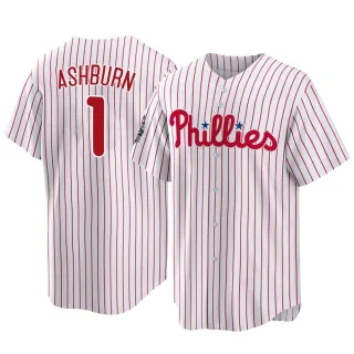 Men's Replica White Richie Ashburn Philadelphia Phillies 2022 World Series Home Jersey