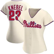 Women's Authentic Cream Corey Knebel Philadelphia Phillies Alternate Jersey