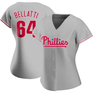 Women's Authentic Gray Andrew Bellatti Philadelphia Phillies Road Jersey