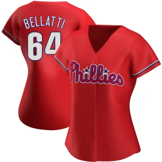 Women's Authentic Red Andrew Bellatti Philadelphia Phillies Alternate Jersey