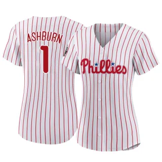 Women's Authentic White Richie Ashburn Philadelphia Phillies 2022 World Series Home Jersey