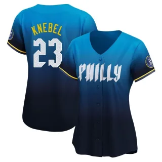 Women's Limited Blue Corey Knebel Philadelphia Phillies 2024 City Connect Jersey