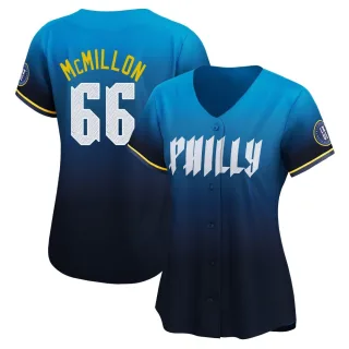 Women's Limited Blue John McMillon Philadelphia Phillies 2024 City Connect Jersey