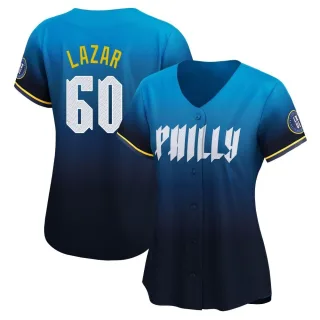 Women's Limited Blue Max Lazar Philadelphia Phillies 2024 City Connect Jersey