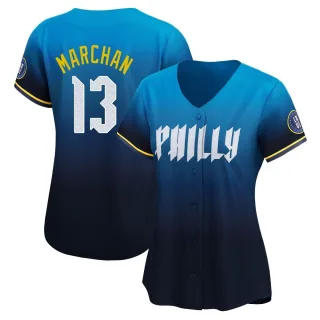 Women's Limited Blue Rafael Marchan Philadelphia Phillies 2024 City Connect Jersey