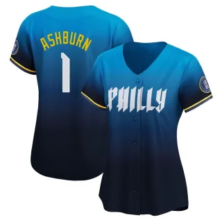 Women's Limited Blue Richie Ashburn Philadelphia Phillies 2024 City Connect Jersey