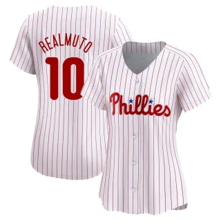 Women's Limited White J.T. Realmuto Philadelphia Phillies Home Jersey