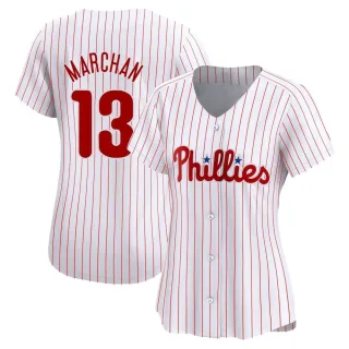 Women's Limited White Rafael Marchan Philadelphia Phillies Home Jersey