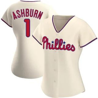 Women's Replica Cream Richie Ashburn Philadelphia Phillies Alternate Jersey