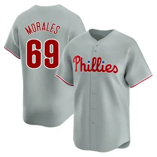 Youth Limited Gray Francisco Morales Philadelphia Phillies Away Jersey